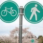 Bicycle and Pedestrian signs
