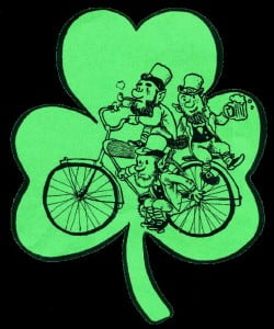 Bike of the Irish annual ride 2014 celebrates bicycling advancements and springtime.