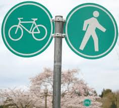 Bicycle and Pedestrian signs