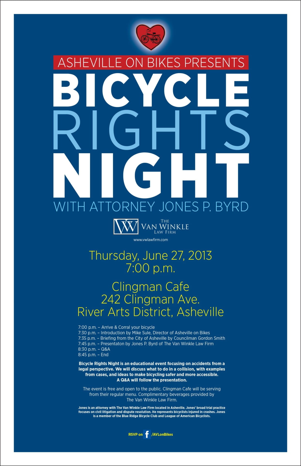 Bicycle Rights Night poster