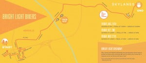 Bright Light Biker route map