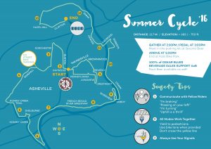 Summer Cycle '16 Route 