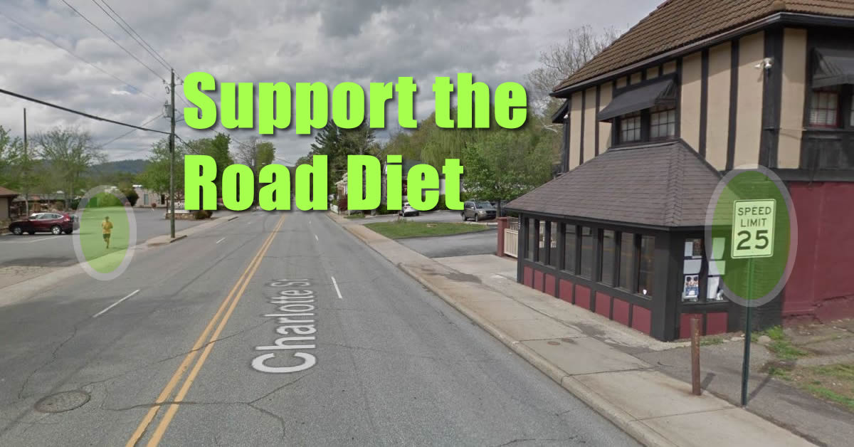 Support the Charlotte St Road Diet in Asheville, NC