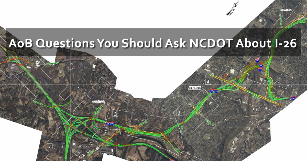 NCDOT I-26 Connector Plan: What To Know And What To Ask At Tonight's ...