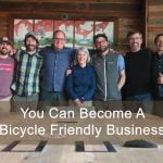 Attendees at a Bike Friendly Business Breakdown meeting