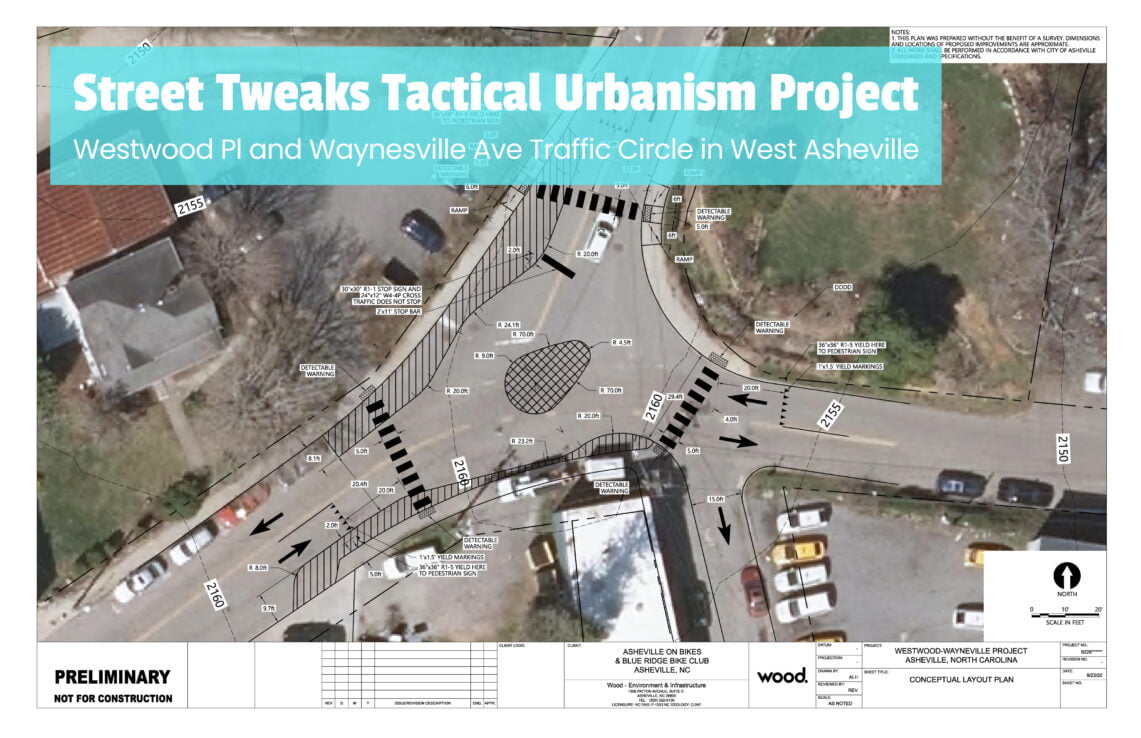 Final plan for Street Tweaks Tactical Urbanism Project