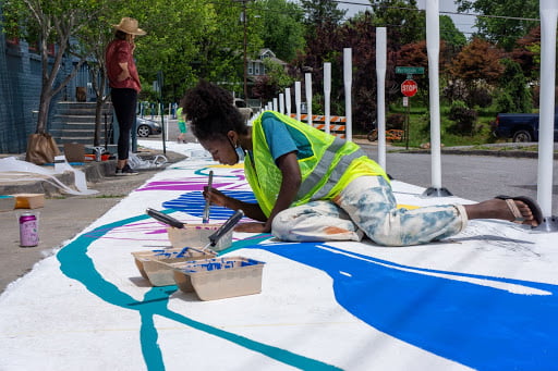 Street Tweaks volunteer for the West Wayne Project