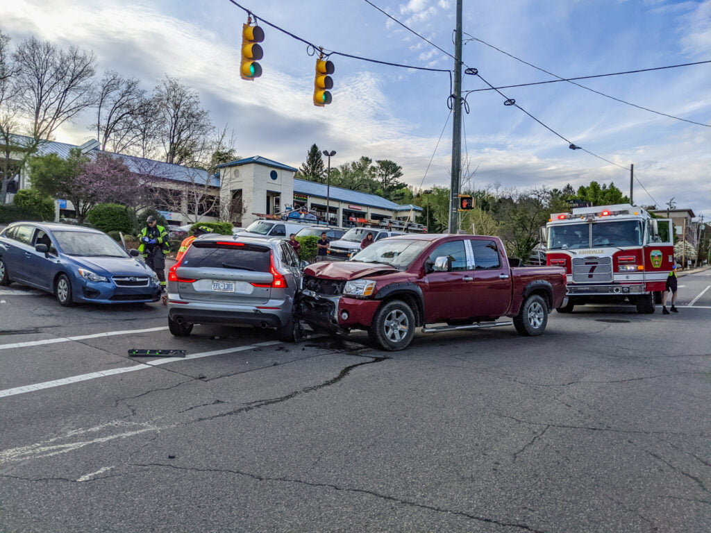 Collison on Merrimon