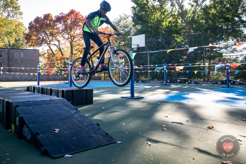 Asheville on Bikes (AOB) pop up park event
