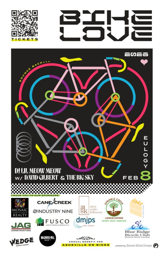 Bike Love 2025 event flyer