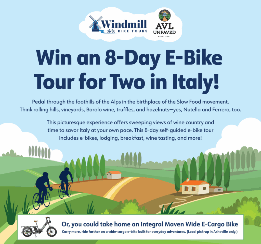 Win an 8-day e-bike tour for two in Italy!