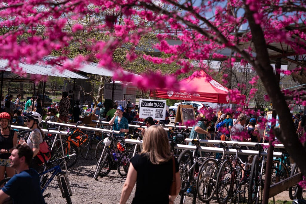 Bike Valet at Spring Out 2025