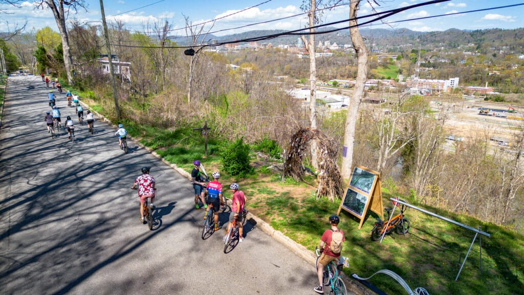 Bike riders at Spring Out 2025