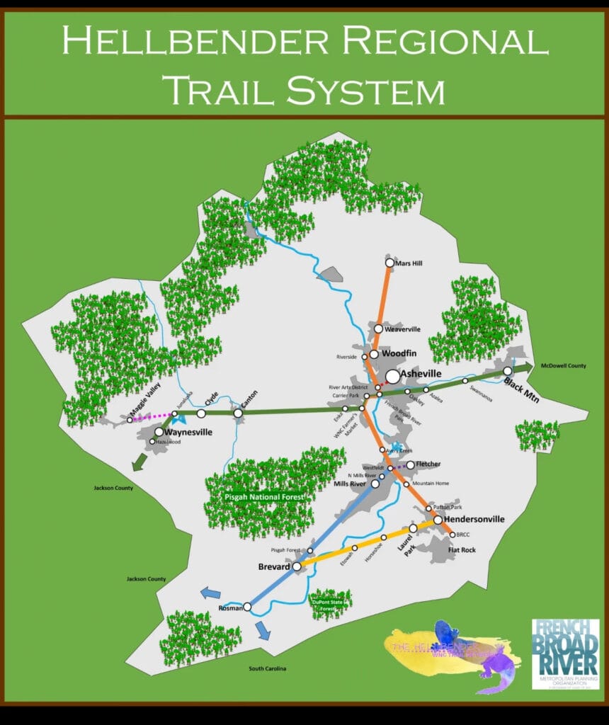 Hellbender Regional Trail System map