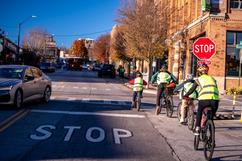 Bike Club rides to AMOS