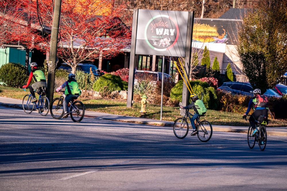 Bike Club rides to AMOS