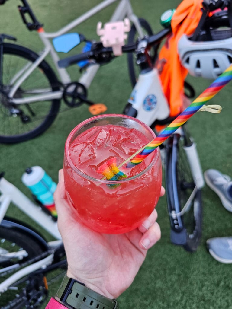 Cyclists at Bear’s Community Ride in Asheville